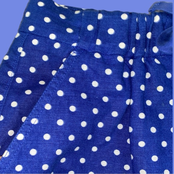 VINTAGE J. CREW POLKA DOT COTTON BLEND SKATER MINI SKIRT•SIZE:2 •WOMEN’S - Picture 3 of 13
